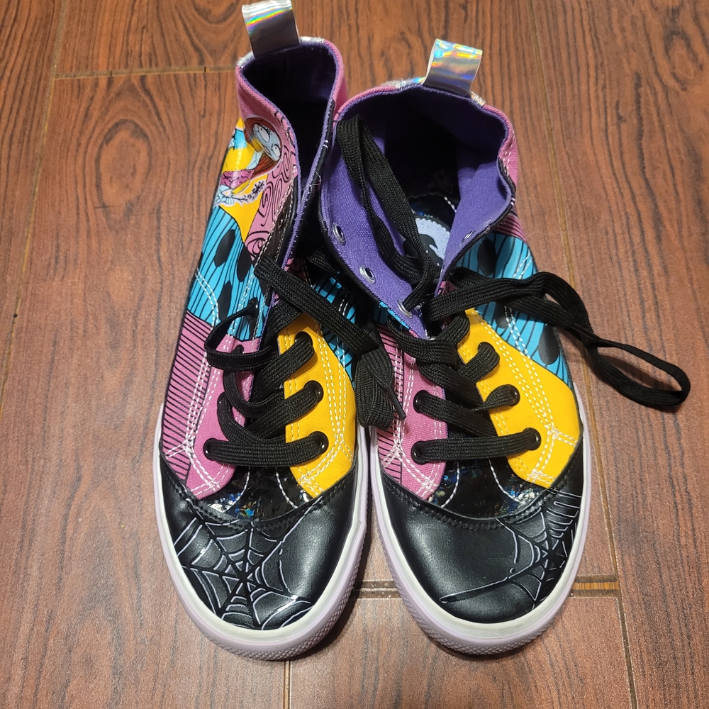 Colorful Kids High-Top Sneakers